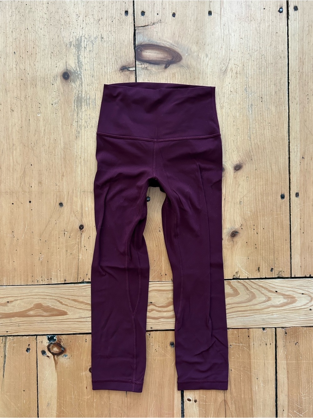 Y2K lululemon athletica Align High-Waist Capris in Maroon